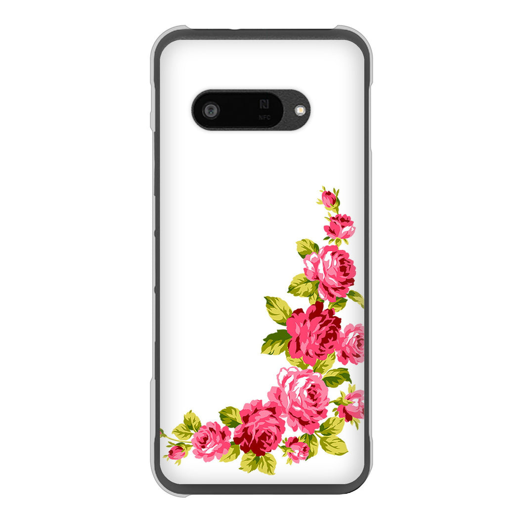 DIGNO SX4 高画質仕上げ 背面印刷 ハードケースロマンチックなバラ