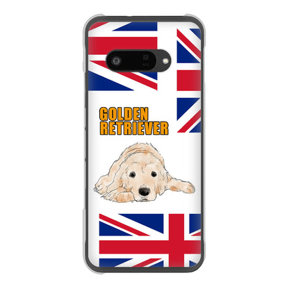 DIGNO SX4 高画質仕上げ 背面印刷 ハードケースゴールデンレトリバー