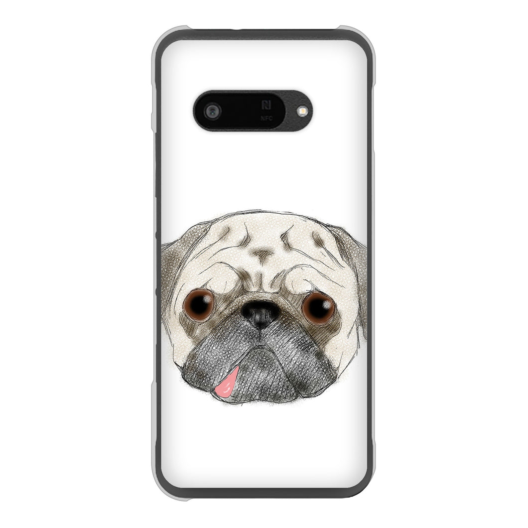 DIGNO SX4 高画質仕上げ 背面印刷 ハードケースパグ