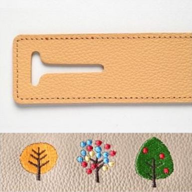 シマエナガとネコ ラゲッジタグ 【 シュリンクレザー 刺繍 】 本革 レザータグ 旅行 トラベルグッズ 姫路レザー