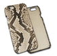 AQUOS wish3 A302SH Y!mobile ダイヤモンドパイソン本革張りハードケース
