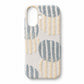 Xperia 1 II SO-51A docomo 北欧 サークル ストライプ 刺繍 まるっと全貼りハードケース スマホケース