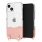 iPhone7 PLUS ちょいまる シュリンク姫路レザー 透明クリアケース スマホショルダー
