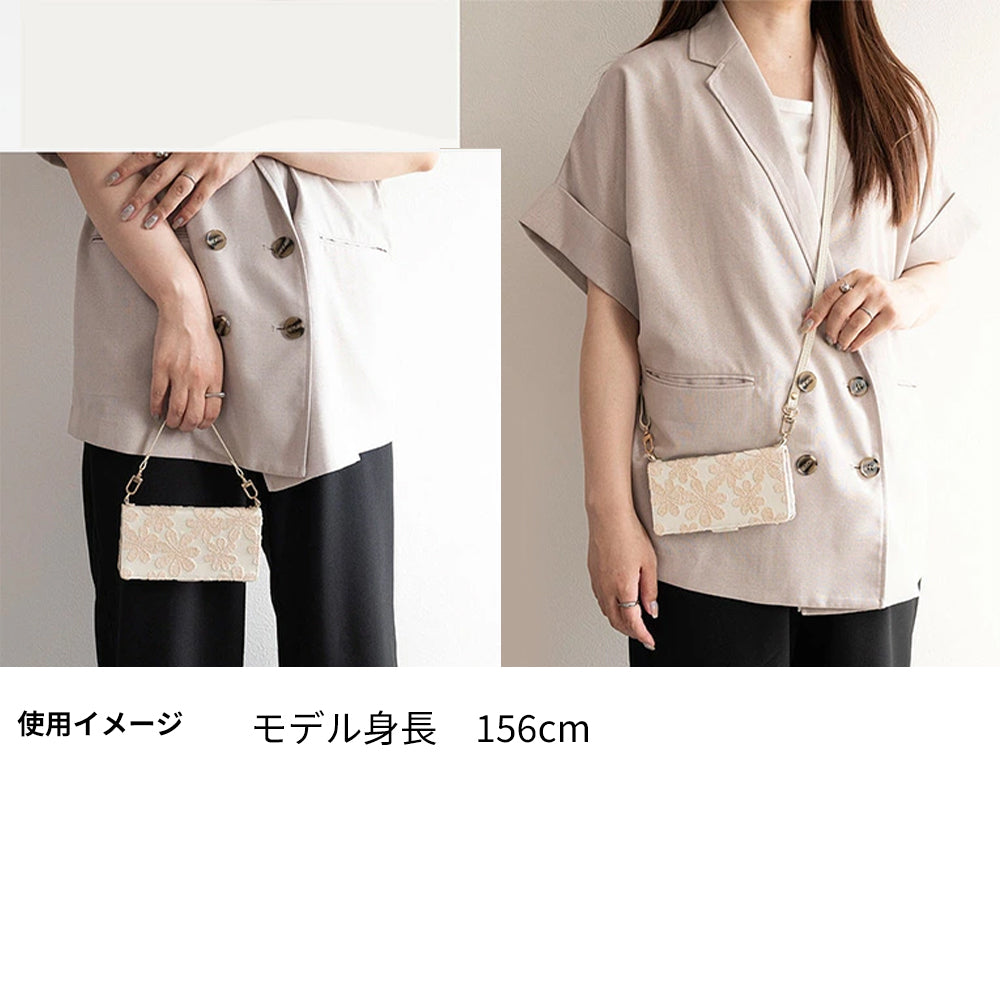 Xperia 1 802SO SoftBank ラテフラワー 刺繍 サイドマグネット スマホケース 手帳型