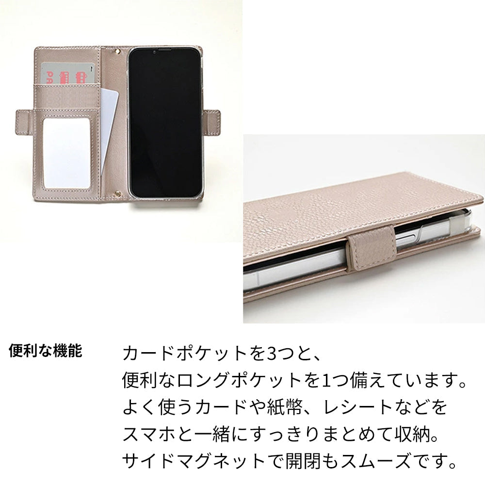 Xperia 10 III A102SO Y!mobile インド刺繍 サイドマグネット くすみカラー スマホケース手帳型