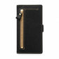 Galaxy S21+ 5G SCG10 au 姫路レザー シュリンクレザー ファスナーポケット付き スマホケース 手帳型 本革 サイドマグネット スマホショルダー