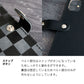 Galaxy S23 FE SCG24 au かくれ市松模様 イタリアンレザー 手帳型ケース 耐衝撃