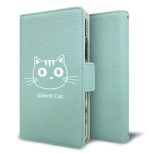 DIGNO J 704KC SoftBank ワンポイントくすみカラー 手帳型 ミラー スタンド機能付 耐衝撃