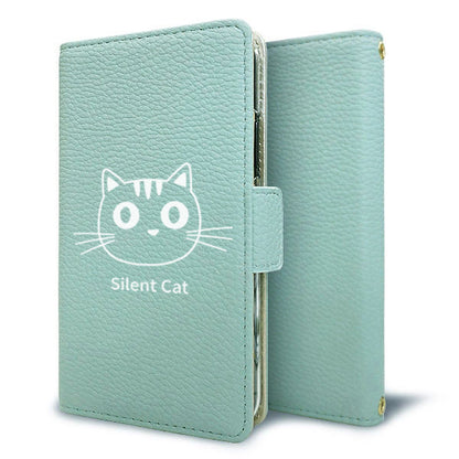 シンプルスマホ4 704SH SoftBank ワンポイントくすみカラー 手帳型 ミラー スタンド機能付 耐衝撃