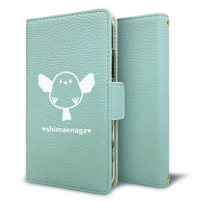 Galaxy Feel SC-04J docomo ワンポイントくすみカラー 手帳型 ミラー スタンド機能付 耐衝撃