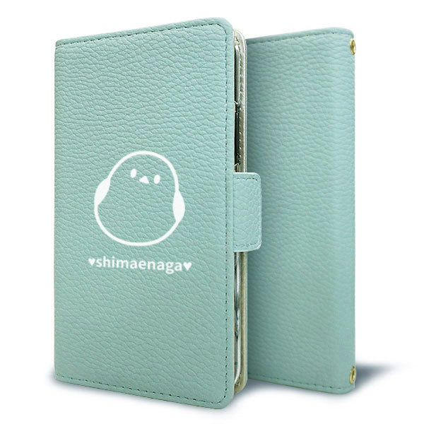 Disney Mobile DM-01J ワンポイントくすみカラー 手帳型 ミラー スタンド機能付 耐衝撃