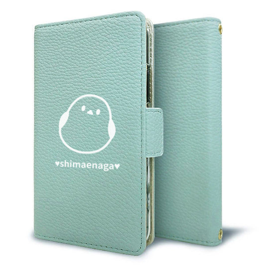 Android One S4 ワンポイントくすみカラー 手帳型 ミラー スタンド機能付 耐衝撃