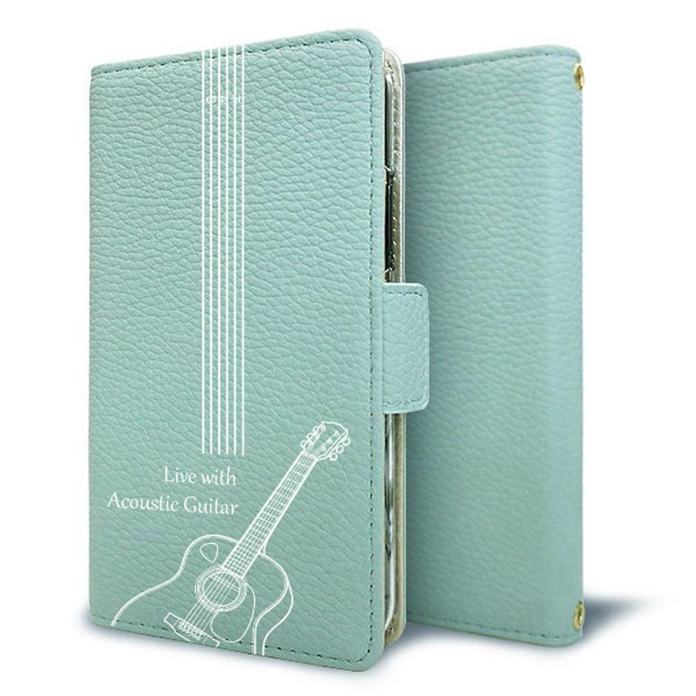 Xperia XZ2 702SO SoftBank 私の楽器 手帳型 ミラー スタンド機能付 耐衝撃