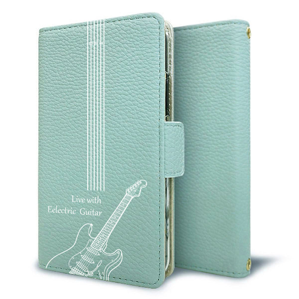 arrows M03 私の楽器 手帳型 ミラー スタンド機能付 耐衝撃