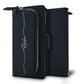 BASIO active SHG09 au 財布付きスマホケース コインケース付 Simple 名入れ