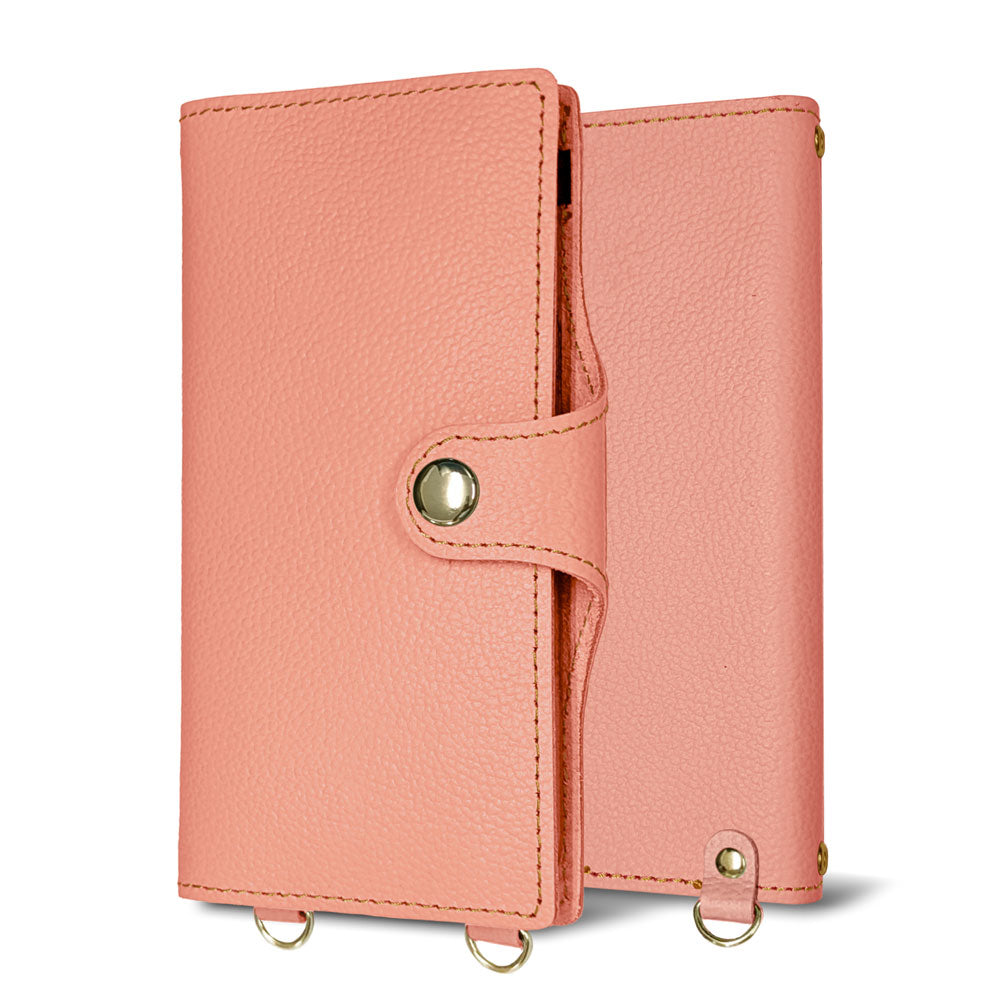 Xperia X Compact SO-02J docomo 姫路レザー new シュリンクレザー ナチュラルカラー スマホケース手帳型 ベルト付き 本革 耐衝撃