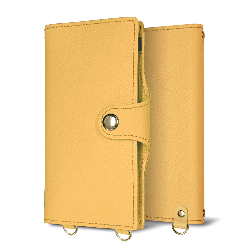 Xperia Ace III SOG08 au 姫路レザー new シュリンクレザー ナチュラルカラー スマホケース手帳型 ベルト付き 本革 耐衝撃