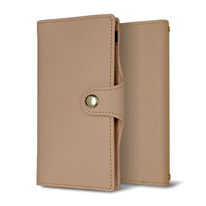 BASIO active SHG09 au 姫路レザー new シュリンクレザー ナチュラルカラー スマホケース手帳型 ベルト付き 本革 耐衝撃