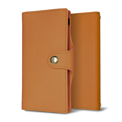 BASIO active2 SHG12 au 姫路レザー new シュリンクレザー ナチュラルカラー スマホケース手帳型 ベルト付き 本革 耐衝撃