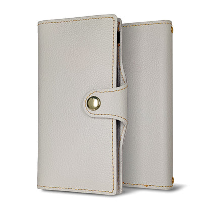 Xperia Ace III SOG08 au 姫路レザー new シュリンクレザー ナチュラルカラー スマホケース手帳型 ベルト付き 本革 耐衝撃