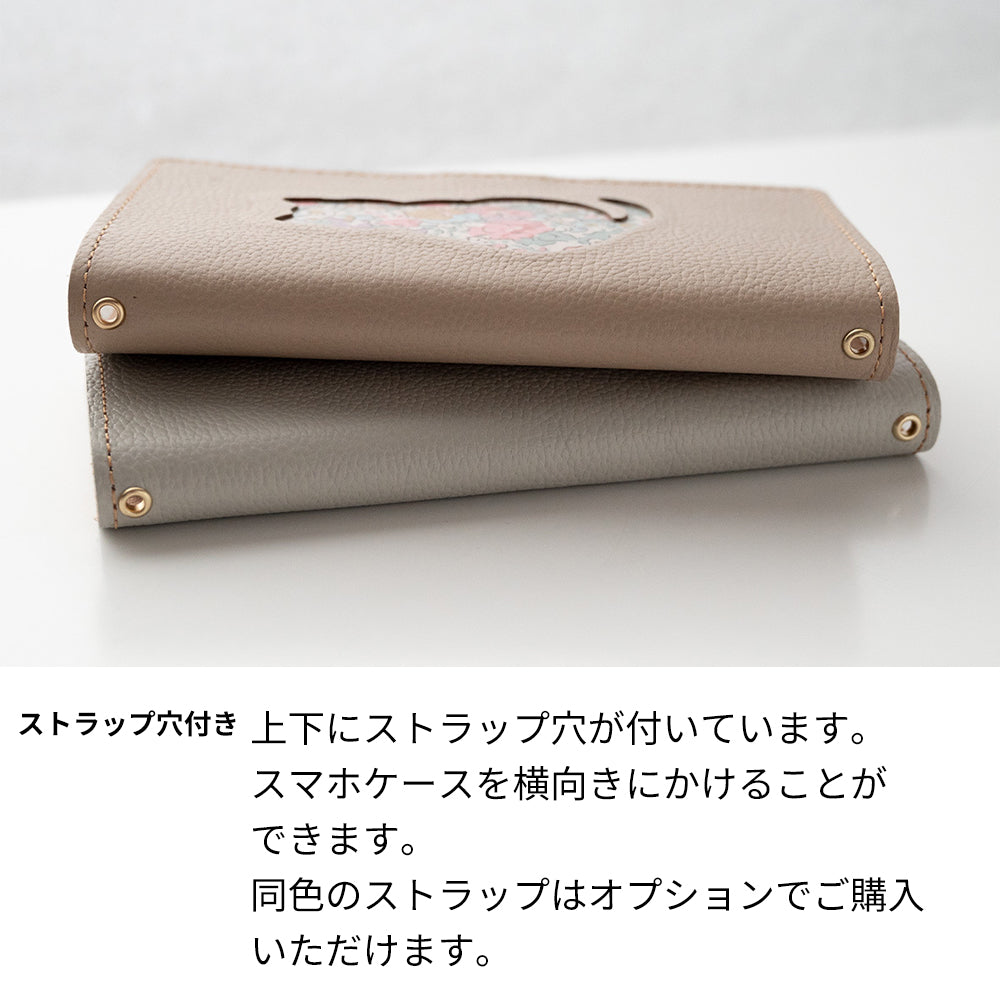 Google Pixel 11 リバティ 猫・うさぎ 本革 サイドマグネット スマホケース 手帳型