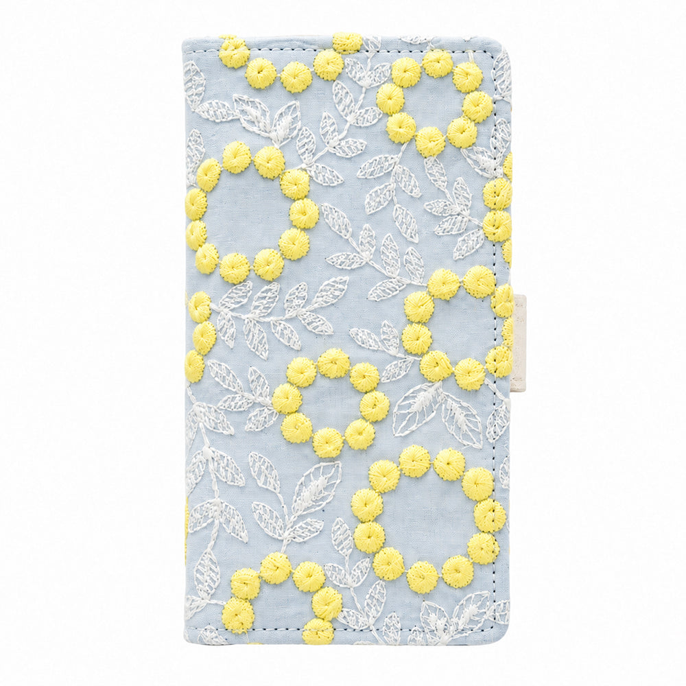 Galaxy A36 5G SC-54F docomo ぷっくりフラワーサークル サイドマグネット スマホケース 手帳型