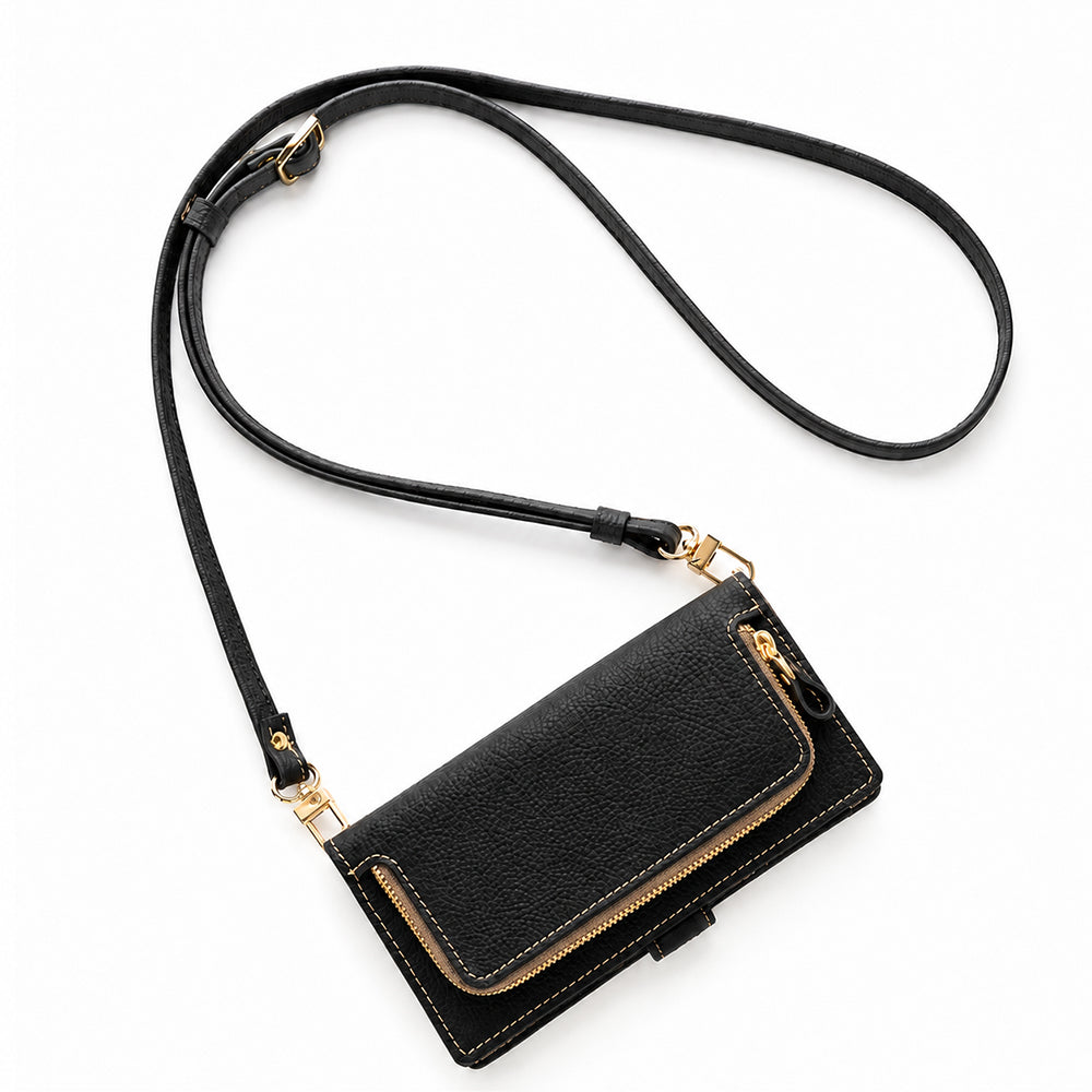 AQUOS sense8 SHG11 au 姫路レザー シュリンクレザー コインケース付き スマホケース 手帳型 本革 サイドマグネット スマホショルダー