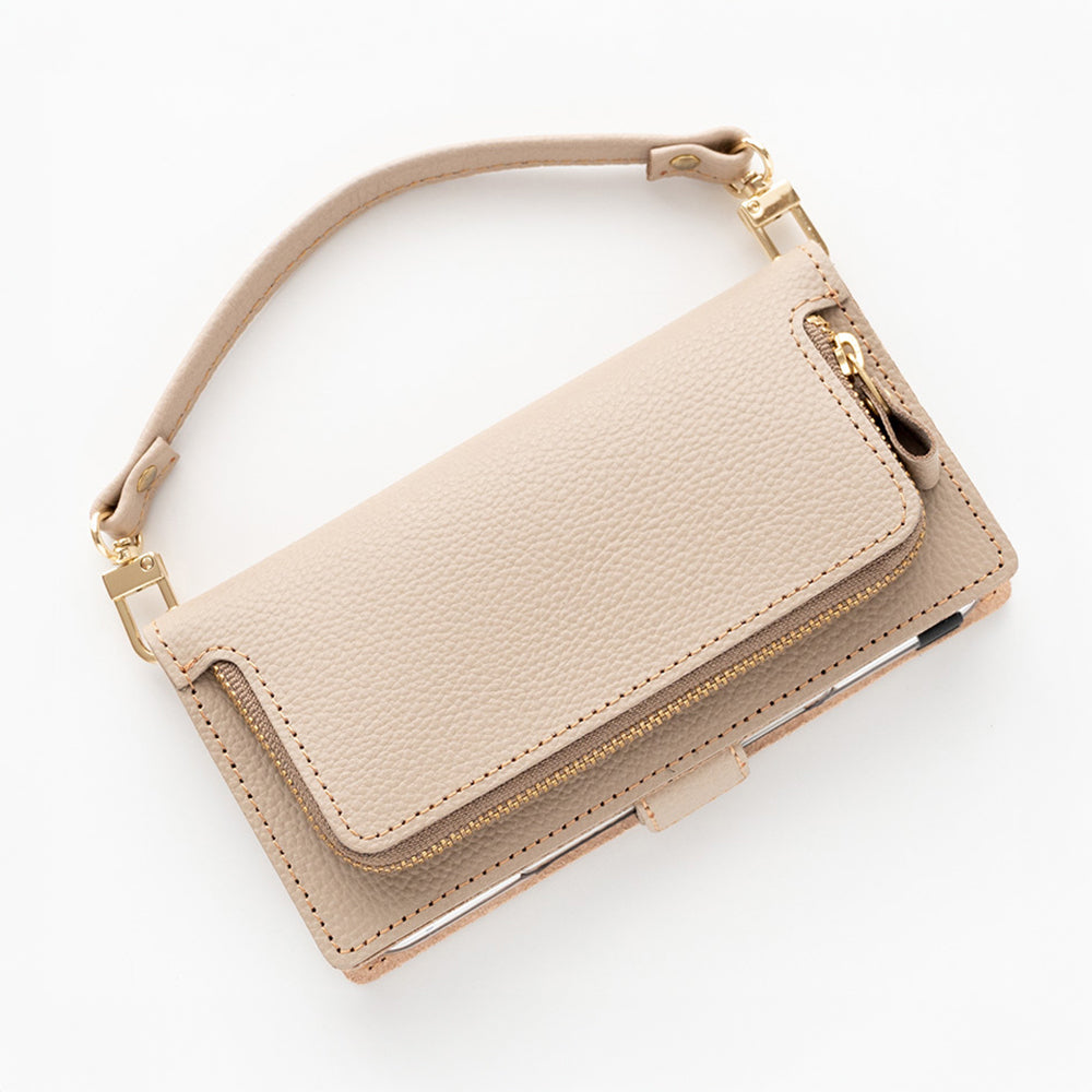 AQUOS R11 A601SH SoftBank 姫路レザー シュリンクレザー コインケース付き スマホケース 手帳型 本革 サイドマグネット スマホショルダー