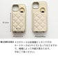 AQUOS sense4 basic A003SH Y!mobile キルティング カラー リアケース 2つ折りカードケース ミラー付き