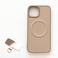 AQUOS sense8 SH-M26 シュリンクレザー MagSafe対応 カラーリアケース マグネット スマホケース