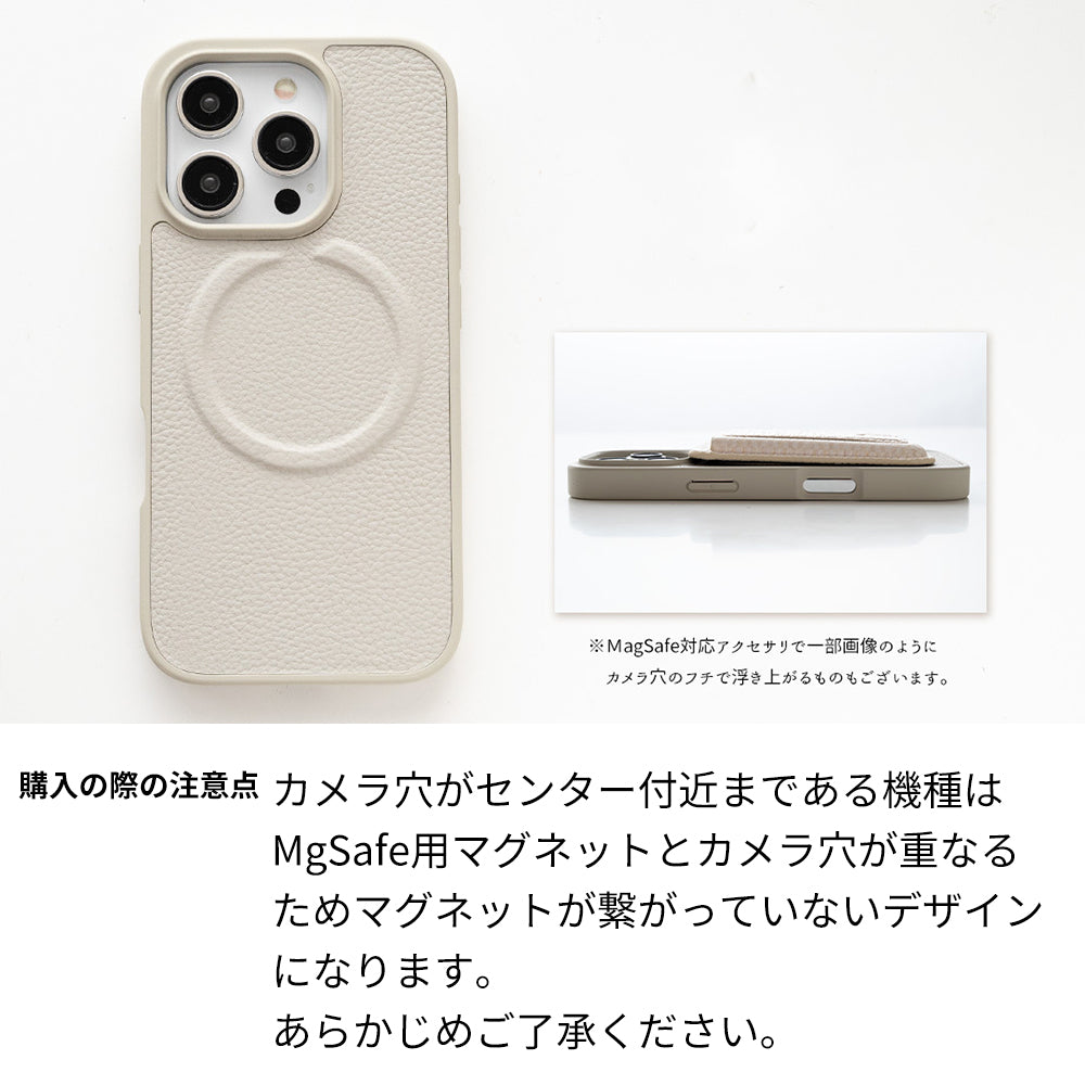 iPhone17e シュリンクレザー MagSafe対応 カラーリアケース マグネット スマホケース