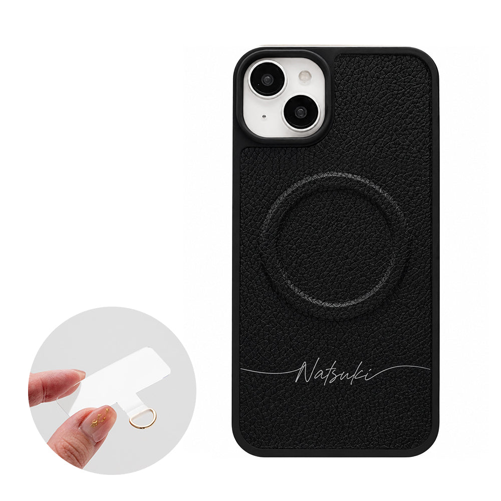 AQUOS sense8 SH-M26 Simple 名入れ MagSafe対応 カラーリアケース マグネット スマホケース