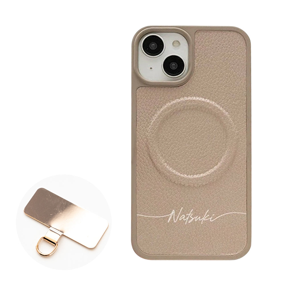 AQUOS sense4 basic A003SH Y!mobile Simple 名入れ MagSafe対応 カラーリアケース マグネット スマホケース