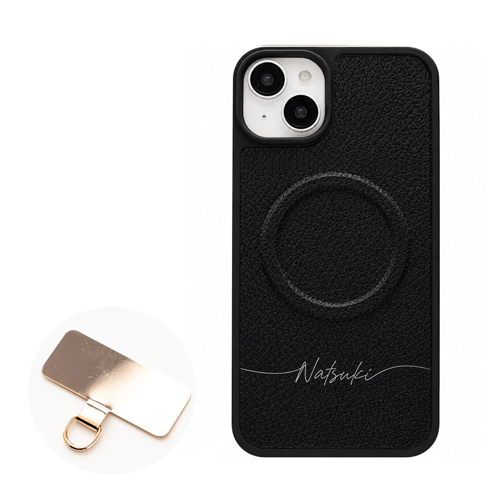 Xperia 5 V XQ-DE44 Simple 名入れ MagSafe対応 カラーリアケース マグネット スマホケース