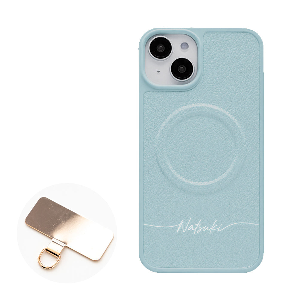 Xperia 10 IV SOG07 au Simple 名入れ MagSafe対応 カラーリアケース マグネット スマホケース