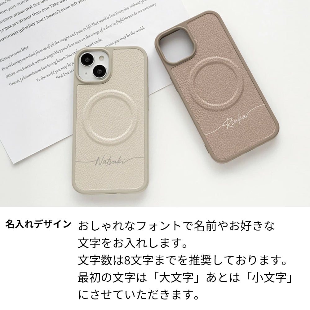 Xperia 10 III A102SO Y!mobile Simple 名入れ MagSafe対応 カラーリアケース マグネット スマホケース