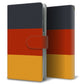 Galaxy S24 SCG25 au かわいいトリコロール プリント手帳型ケース 耐衝撃