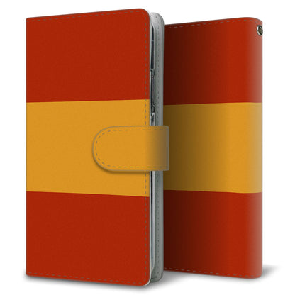 Libero 5G A003ZT Y!mobile かわいいトリコロール プリント手帳型ケース 耐衝撃