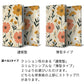 Xperia Z5 SO-01H docomo 北欧風花柄 大人かわいい プリント手帳型ケース 耐衝撃