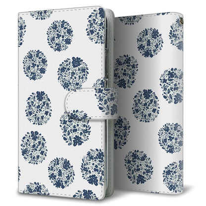 AQUOS R SH-03J docomo 北欧風パステル 大人かわいい プリント手帳型ケース 耐衝撃