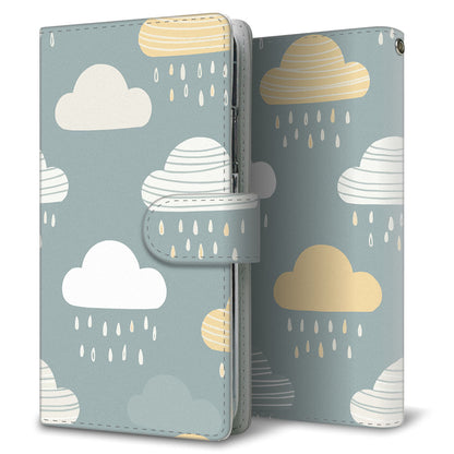 Android One S1 Y!mobile 北欧風パステル 大人かわいい プリント手帳型ケース 耐衝撃