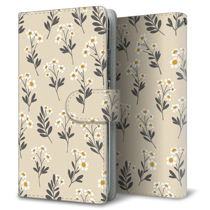 AQUOS zero5G basic DX SHG02 au 北欧風パステル 大人かわいい プリント手帳型ケース 耐衝撃