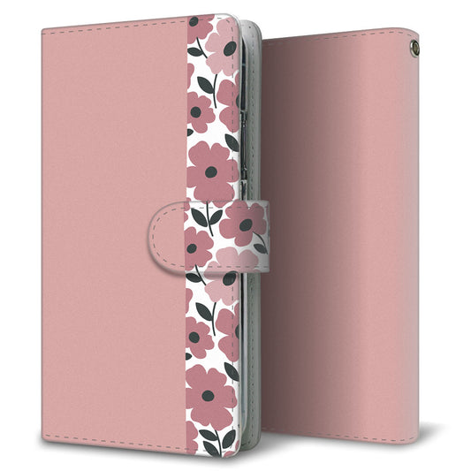 Xperia XZ1 Compact SO-02K docomo くすみガーデン 大人かわいい プリント手帳型ケース 耐衝撃