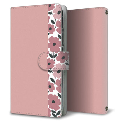HUAWEI P30 lite Marie-L22J くすみガーデン 大人かわいい プリント手帳型ケース 耐衝撃
