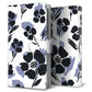 Galaxy S25 SM-S931Z SoftBank スミ花柄 大人かわいい プリント手帳型ケース 耐衝撃