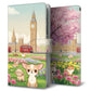 Galaxy S23 Ultra SCG20 au イヌとかわいい時間 プリント手帳型ケース 耐衝撃