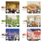 Galaxy S24 SCG25 au パンダとかわいい時間 プリント手帳型ケース 耐衝撃