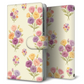 AQUOS sense4 SH-M15 ブーケコレクション 大人かわいい花柄 プリント手帳型ケース 耐衝撃