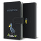 Galaxy S23 Ultra SCG20 au アウトサイダー ハシビロコウ プリント手帳型ケース 耐衝撃