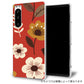 Galaxy S25 Ultra SM-S938Z SoftBank 北欧風花柄 大人かわいい 透明クリアハードケース